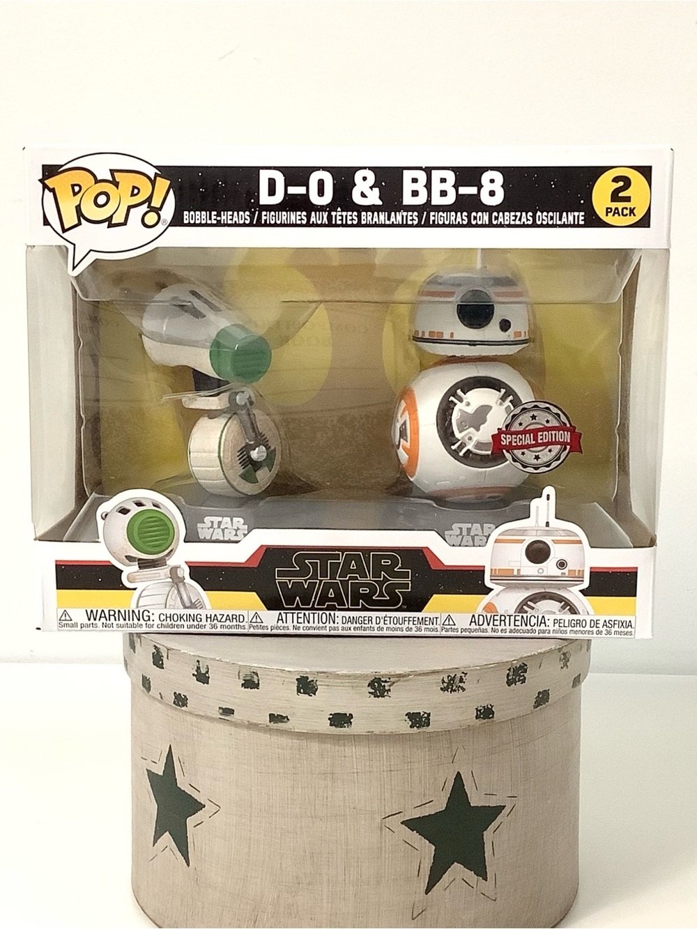 Funko Pop! Collectible Star Wars D-O & BB-8 2-Pack Bobble-Heads Special Edition